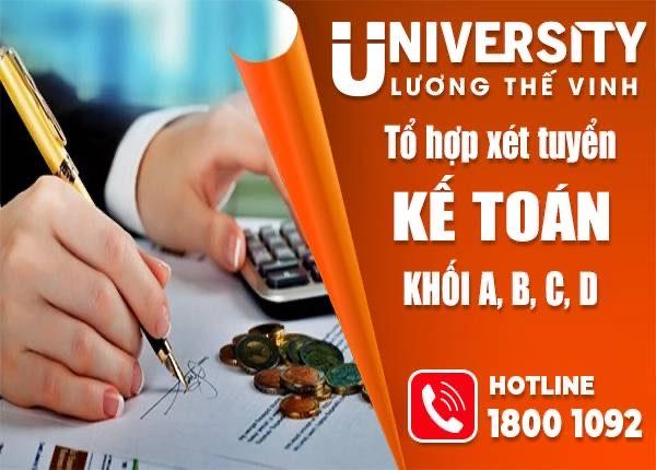 Tuyển sinh Đại học ngành Kế Toán năm 2025 gồm 3 phương thức xét tuyển