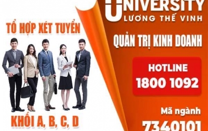 Xét tuyển Đại học ngành Quản trị Kinh doanh hệ chính quy năm 2025