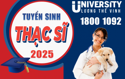Tuyển sinh Đào tạo Thạc sĩ Bác sĩ ngành Thú y năm 2025