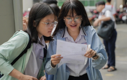 Lần đầu công bố phổ điểm trước khi có điểm thi tốt nghiệp THPT 2025