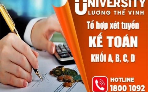 Tuyển sinh Đại học ngành Kế Toán năm 2025 gồm 3 phương thức xét tuyển