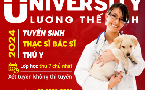 Tuyển sinh Thạc sĩ Bác sĩ ngành thú y theo hình thức xét tuyển năm 2024