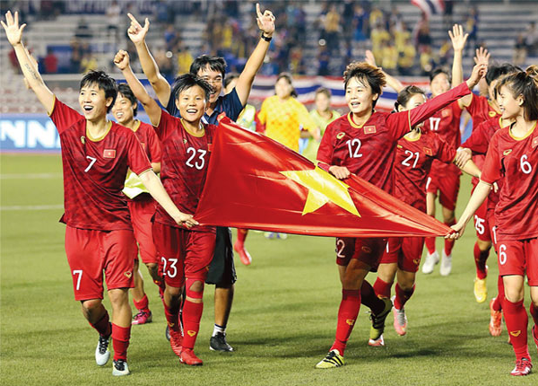 Đội tuyển bóng đá nữ Việt Nam lần đầu tiên giành quyền tham dự World Cup